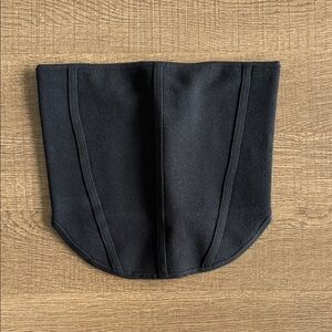 Aritzia Black Strapless Corset Top
